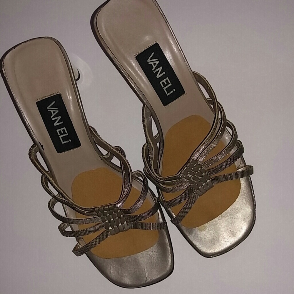Vaneli Metal Mesh Dress Shoes 7M